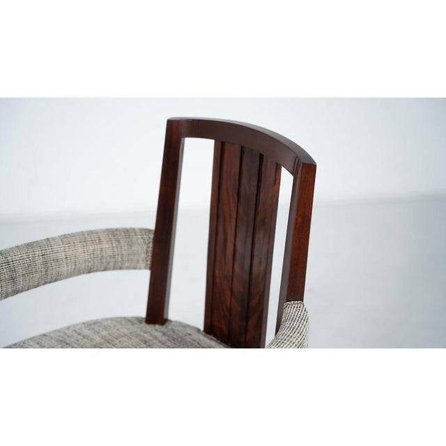 Wood Art Deco Style Armchairs, Set of 8 For Sale - Image 7 of 11