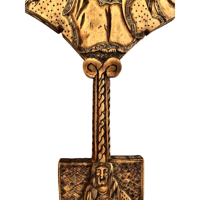 Ethiopian Coptic Processional Blessing Cross For Sale - Image 9 of 10
