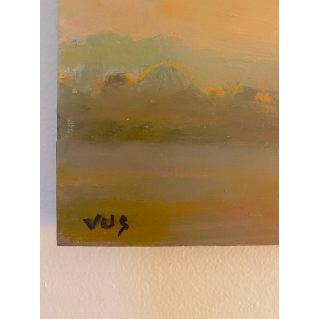 "Bozeman Sky" Landscape, Oil Painting on Board For Sale - Image 4 of 4