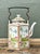 Vintage Chinoiserie Glazed Ceramic Botanical Tea Pot For Sale In West Palm - Image 6 of 12