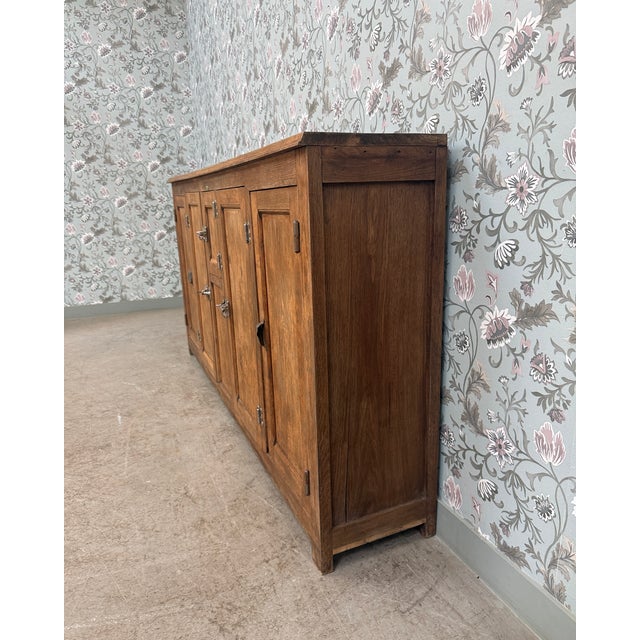 Oak Sideboard with Icebox, 1900s For Sale - Image 13 of 18
