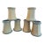 Champagne Silk Chandelier Lamp Shades - Set of 6 For Sale