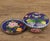 Vintage Cloisonné Enamel Lidded Bowls With Saucers – Floral & Bird Motif - Set of 4 For Sale In Los Angeles - Image 6 of 18