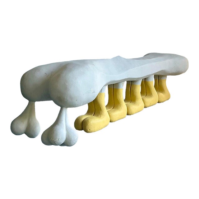 Vintage Boho Alain Sechas Monumental Abstract Sculpture For Sale