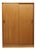Mid Century Modern Vintage Teak Sliding Door Armoire Wardrobe in the Style of Austinsuite Danish Style For Sale