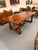 Brick Red Mahogany English Country Rustic Farmhouse Dining Table, Circa 1980 For Sale - Image 8 of 12