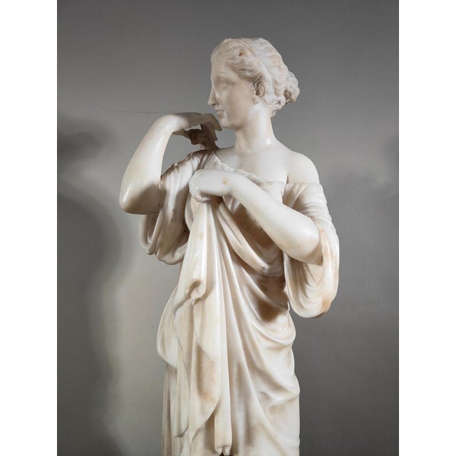 Diana De Gabios, Marble Sculpture, 19th Century For Sale - Image 17 of 18