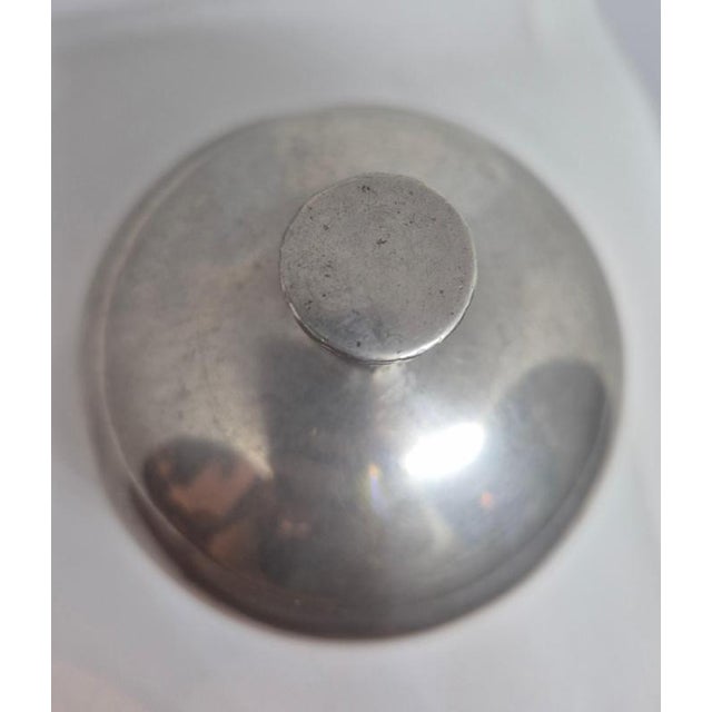 1930s Swedish Grace Decorative Pewter Box by Harald Linder, Uppsala, 1933 For Sale - Image 5 of 12