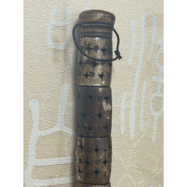 Chinese Ox Bone Calligraphy Brush Pen Shadowbox Wall Art For Sale In San Francisco - Image 6 of 12