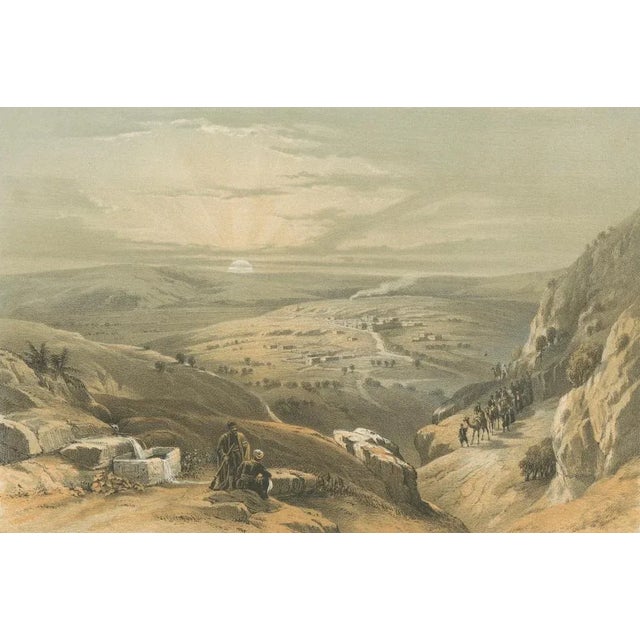 David Roberts, Cana Biblical Landscape in Southern Lebanon, 1862, Chromolithograph For Sale - Image 6 of 7