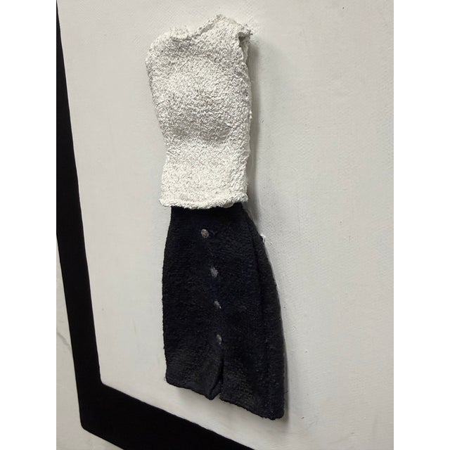 Mixed Media Fashion Wardrobe Wall Art Panel For Sale In San Francisco - Image 6 of 12
