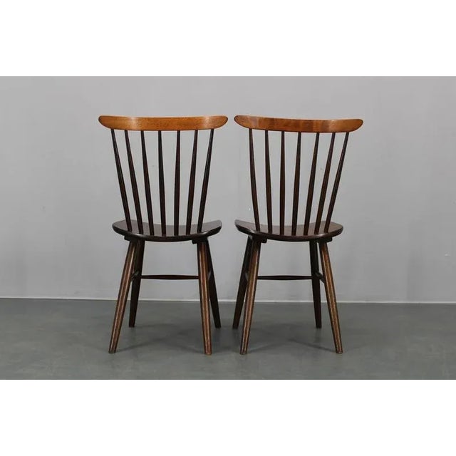 Beech and Plywood Veneer Chairs from Drevounia, Czechoslovakia, 1970s, Set of 2 For Sale - Image 9 of 18