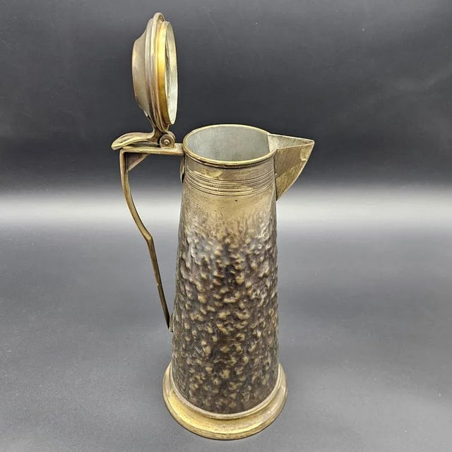 Art Nouveau Copper Jug ​​from Carl Deffner, 1890s For Sale - Image 3 of 6