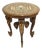 Anglo-Indian Taj Mahal Side Table in Teak, 1950s For Sale