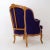 French Bergere Armchair in Velvet For Sale - Image 3 of 13