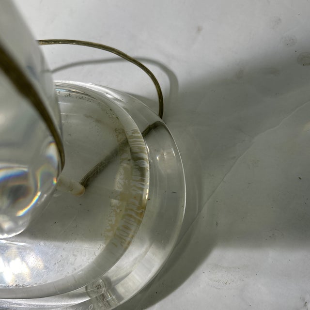 1970s Lucite Lamp Signed Van Teal For Sale In Miami - Image 6 of 7