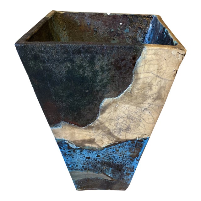 Vintage Pottery Vase or Planter For Sale