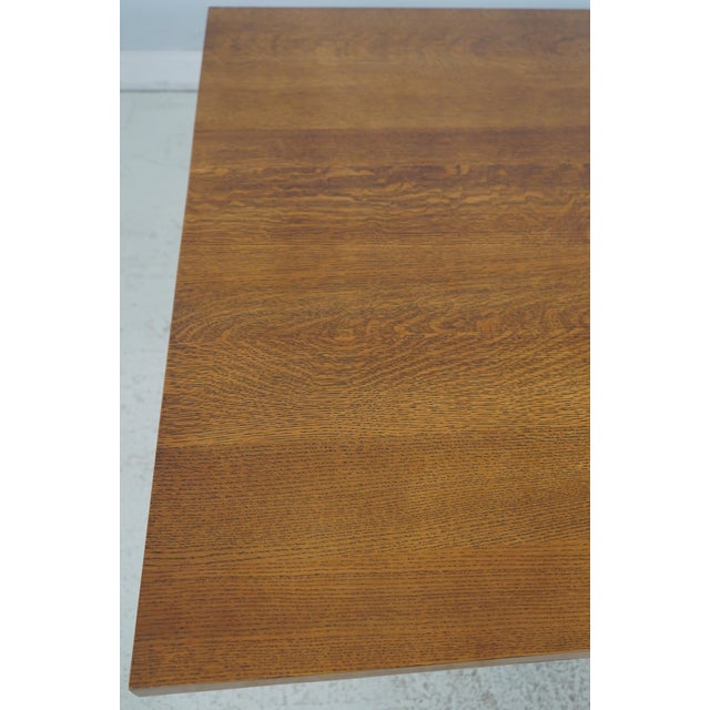 Wood Stickley Mission Oak Arts & Crafts Dining Room Table For Sale - Image 7 of 12