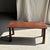 Vintage Indonesian Brown Teak Coffee Table with Tapered Legs, 1980s For Sale - Image 10 of 18