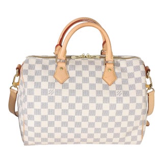 Damier Azur Canvas Speedy Bandouliere 30 For Sale
