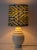Vintage Ceramic Urn Table Lamp in Glacial Blue with New William Morris Shade For Sale - Image 12 of 13