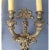 Bronze C1900 Antique French Louis XVI Gold Bronze Ribbon, Tassel, Fruit Detailed Wall Sconces Set of 4 For Sale - Image 8 of 18