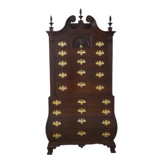 Stickley Colonial Williamsburg Mahogany High Chest For Sale