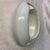 This is a mid-century vintage Alfredo Barbini Murano glass bullicante bowl featuring white cased glass accented with...