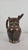 Deceptive stoneware pitcher signed Jean-Claude Seguin (1954-) / Puisaye Decoration on the neck of the pitcher of a bird....