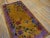 Art Deco 1920s Yellow Purple Floral Antique Chinese Art Deco Carpet 3'1" X 5'10" Knotted Wool Rug For Sale - Image 3 of 11