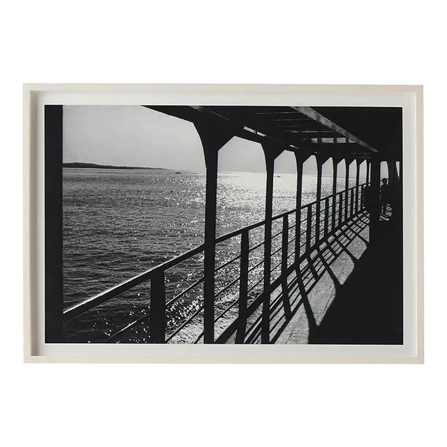 Klaus Gemming, Block Island Ferry at Sunset Photograph, Framed For Sale