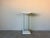 80's Postmodern Faux Stone and Glass Pedestal For Sale - Image 4 of 13