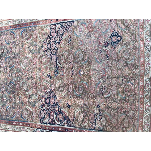 Antique Senneh Kilim, 1890s For Sale - Image 12 of 16