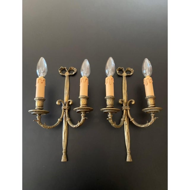 Bronze Wall Lights, 1960s, Set of 2 For Sale - Image 13 of 13