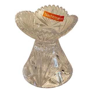 Nachtmann Bleikristall Crystal Candle Holder For Sale