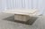 Mid-Century Modern Large Vintage Italian Travertine Coffee Table For Sale - Image 3 of 10