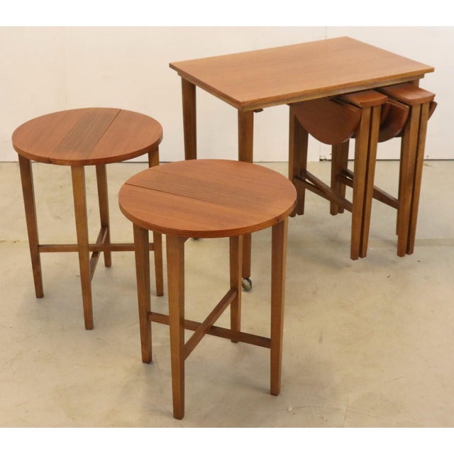 Nesting Tables by Poul Hundevad, Set of 5 For Sale - Image 3 of 15