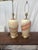 1980s Postmodern Ceramic Pastel Drip Glaze Table Lamps - A Pair For Sale - Image 4 of 12