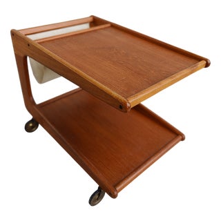 Danish Serving Trolley in Teak from Sika Møbler, 1960s For Sale
