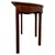 18th Century English Mahogany Demi-Lune Console Table For Sale - Image 4 of 8