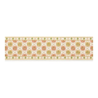 The House of Scalamandré Hansel Embroidered Tape Fabric, Citrus Twist For Sale