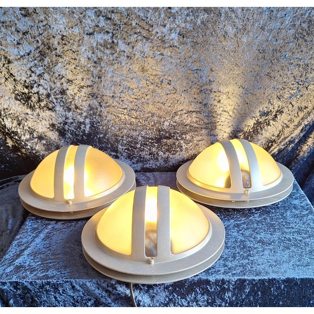 Vintage Italian Wall Lamps, 2000s, Set of 3 For Sale - Image 4 of 9