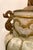 Gold Gilt Lamp With 3-Dimensional Over-Scale Metal Flowers For Sale - Image 8 of 13