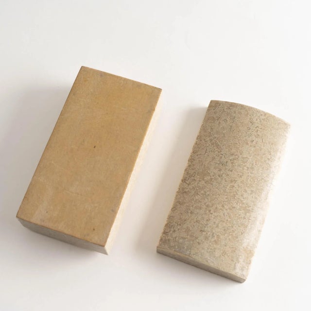 Vintage Stone Treasure Chest Jewelry Box For Sale - Image 11 of 11