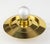Gold-Plated Ceiling Lamps, 1960s, Set of 5 For Sale - Image 3 of 8