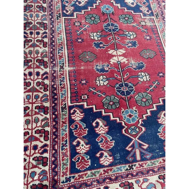 Vintage Wool Turkish Rug, 1940s For Sale - Image 9 of 16