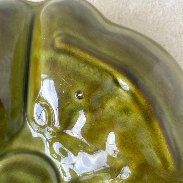 Avocado Vintage Los Angeles Pottery Serving Platter For Sale - Image 8 of 9