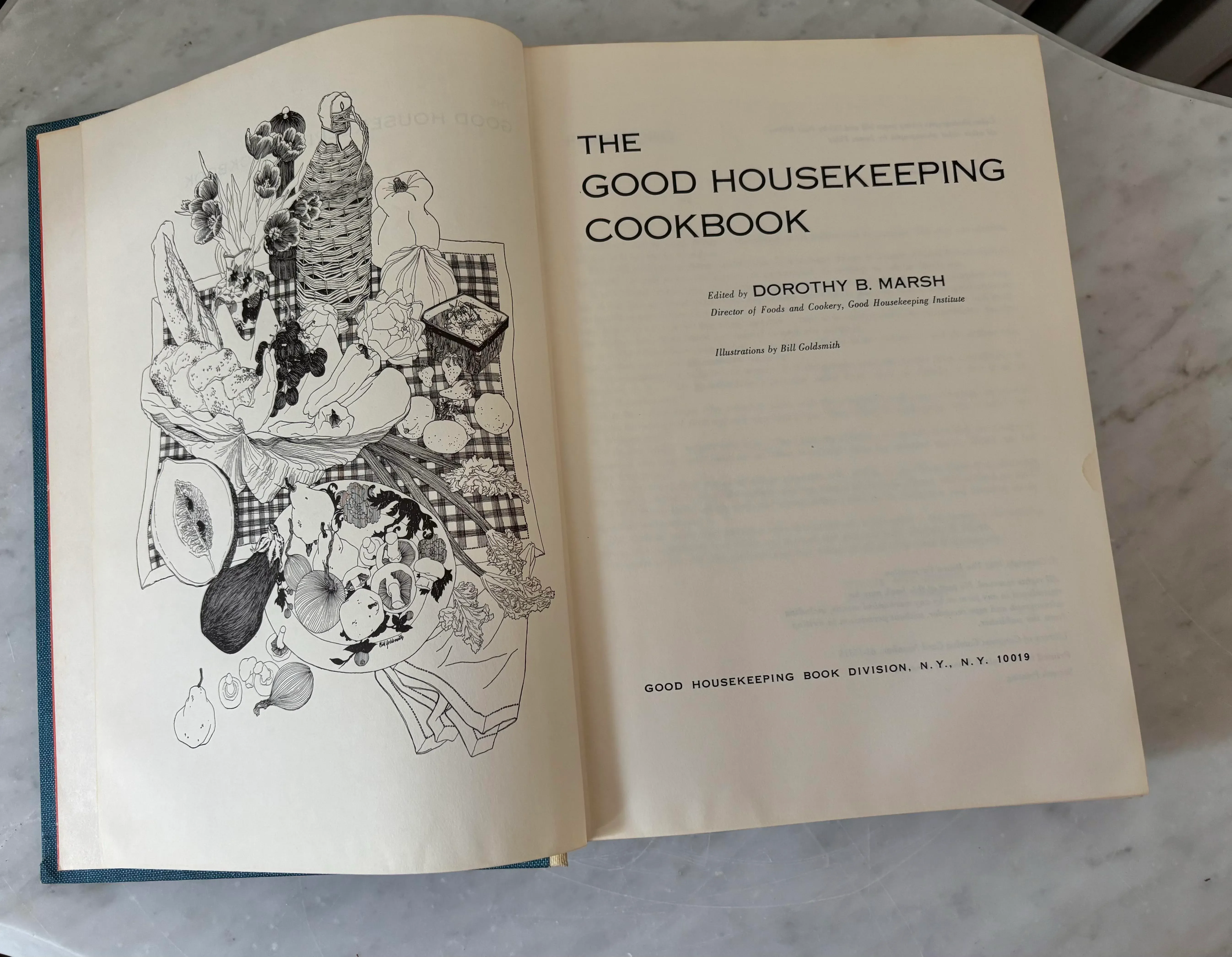 1963 the Good Housekeeping Cookbook With Vintage Cover | Chairish