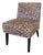 Mid 20th Century Leopard Print Cowhide Accent Chair For Sale