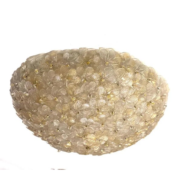 1960s Murano Glass Ceiling Light by Barovier & Toso, 1960s For Sale - Image 5 of 11